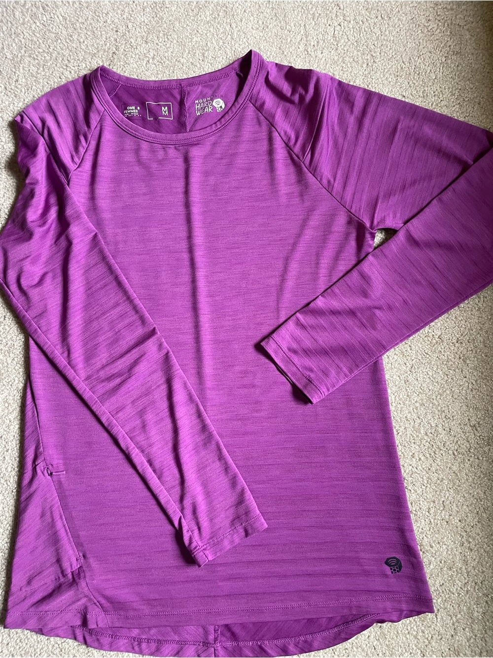 Mountain Hardwear Women's Purple Long Sleeve Tee